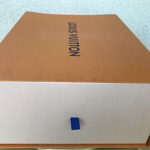 Louis Vuitton Signature Orange Box with Blue Accent